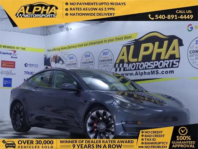 2023 Tesla Model 3 Performance Dual Motor All-Wheel Drive for sale in Fredericksburg, VA