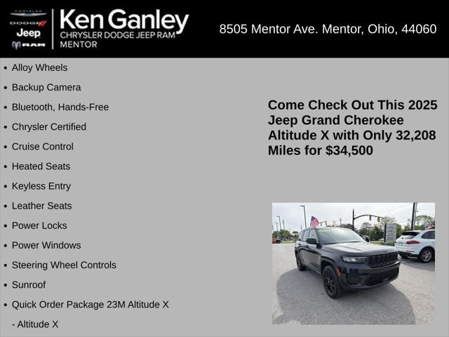 2025 Jeep Grand Cherokee Altitude X 4x4