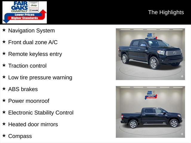 2017 Toyota Tundra Platinum 5.7L V8
