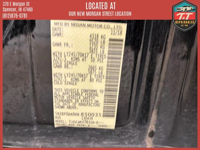 2019 Nissan 3500 S V6