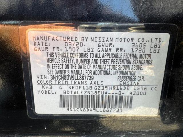 2020 Nissan Versa S Xtronic CVT