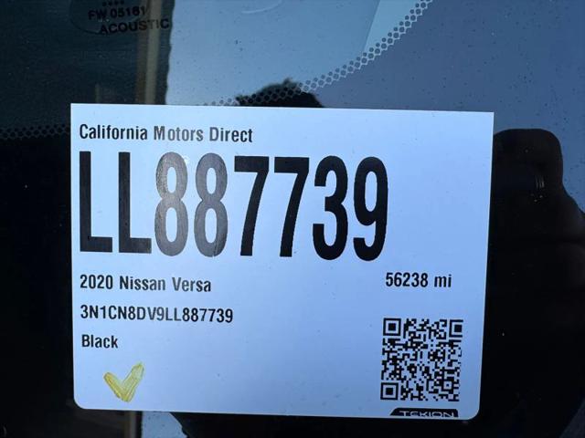 2020 Nissan Versa S Xtronic CVT