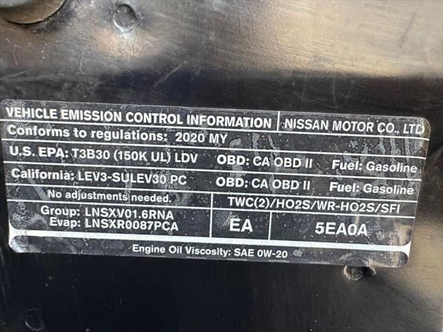 2020 Nissan Versa S Xtronic CVT