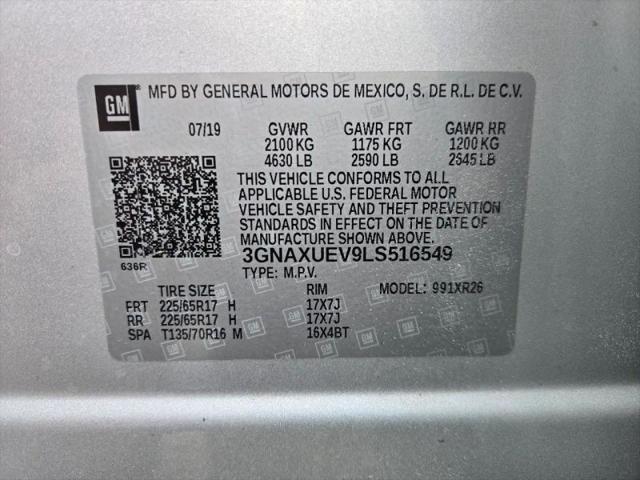 2020 Chevrolet Equinox AWD LT 1.5L Turbo