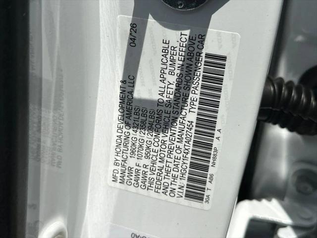 2026 Honda Accord Sedan SE