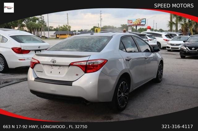 2015 Toyota Corolla S Plus