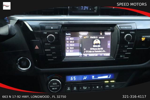 2015 Toyota Corolla S Plus