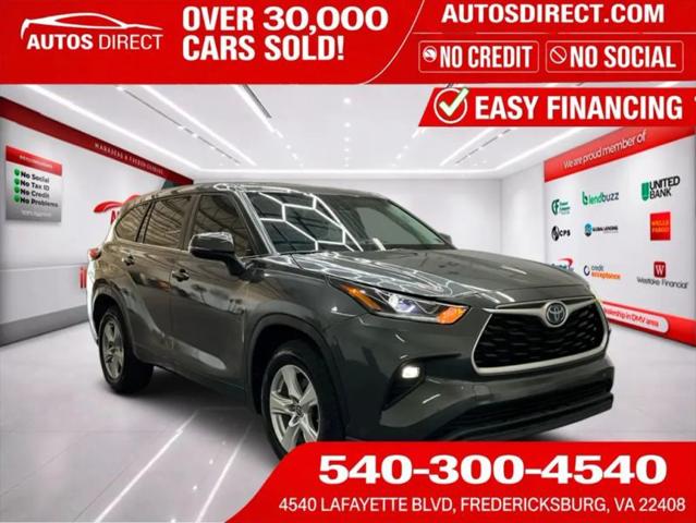 2023 Toyota Highlander Hybrid LE for sale in Fredericksburg, VA