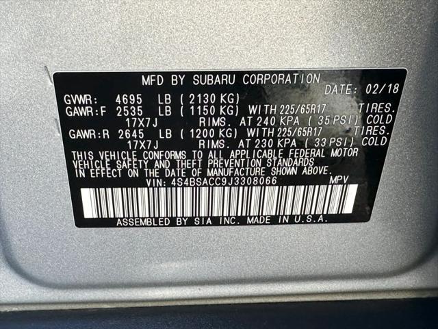 2018 Subaru Outback 2.5i Premium