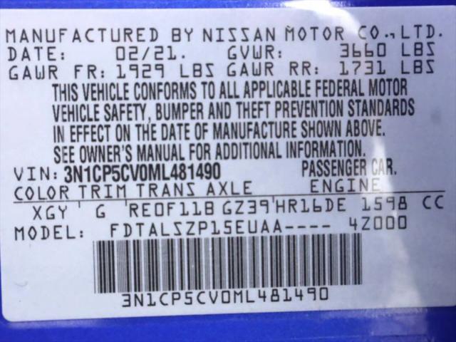 2021 Nissan Kicks SV Xtronic CVT