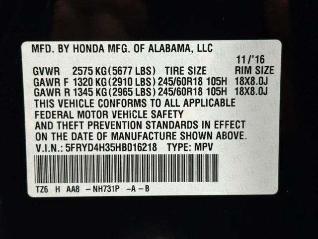 2017 Acura MDX Base