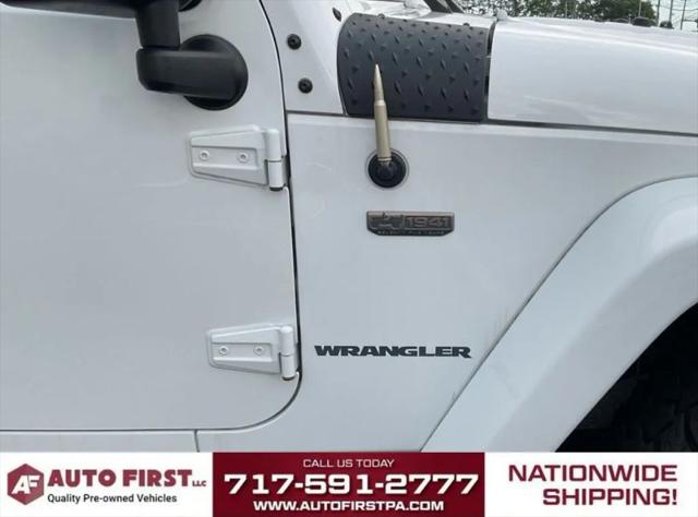 2016 Jeep Wrangler 75th Anniversary