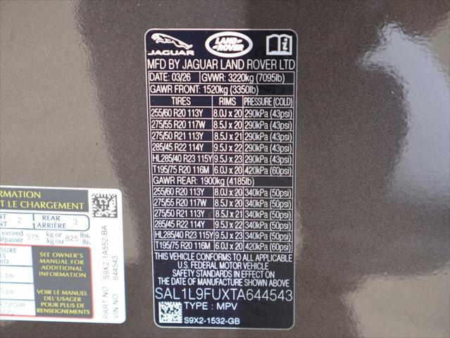 2026 Land Rover Range Rover Sport P400 Dynamic SE