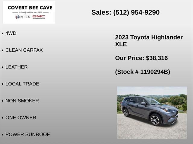 2023 Toyota Highlander XLE