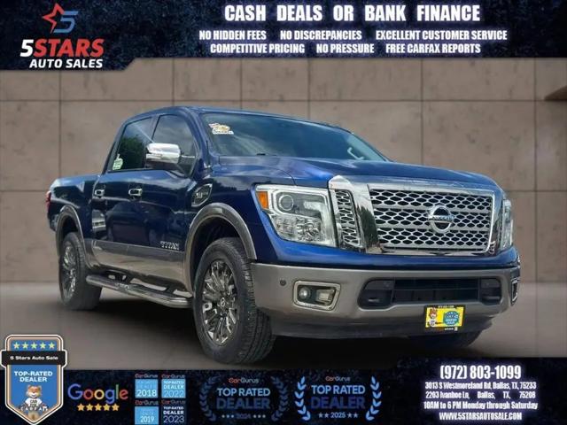 2017 Nissan Titan Platinum Reserve for sale in Dallas, TX