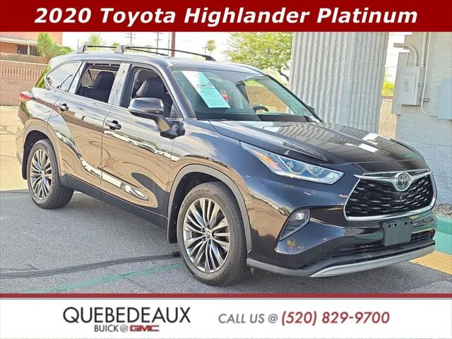 2020 Toyota Highlander Platinum for sale in Tucson, AZ