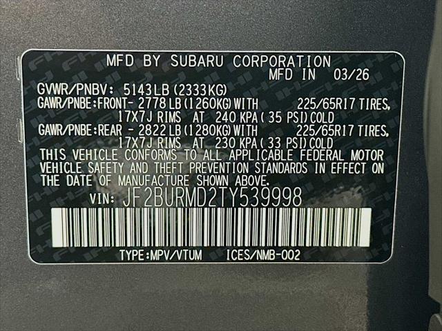 2026 Subaru Outback Wilderness