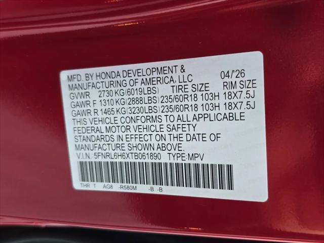 2026 Honda Odyssey EX-L