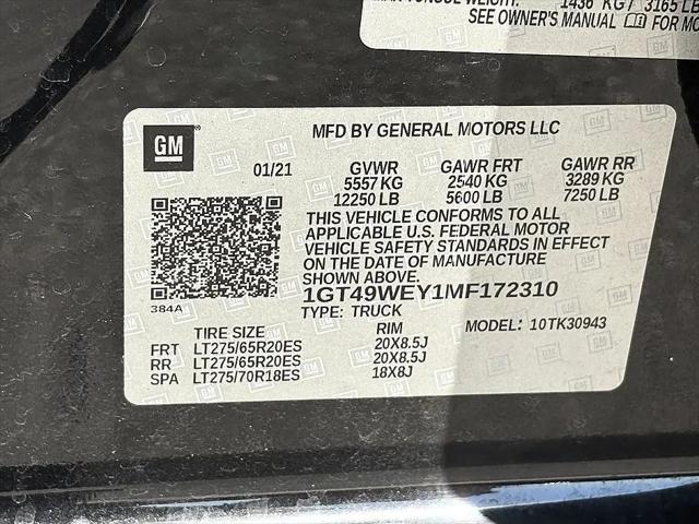 2021 GMC Sierra 3500HD 4WD Crew Cab Long Bed Denali