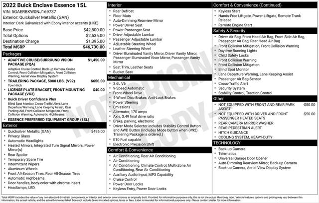 2022 Buick Enclave FWD Essence