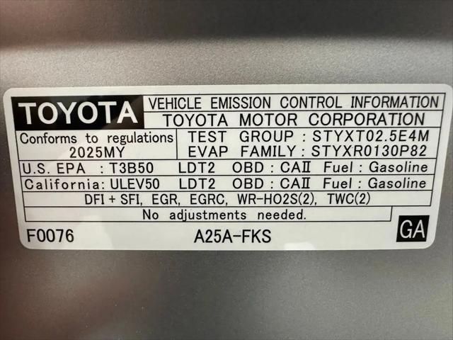 2025 Toyota RAV4 XLE
