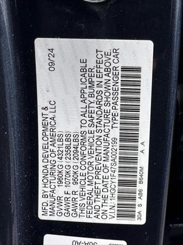 2025 Honda Accord Sedan SE