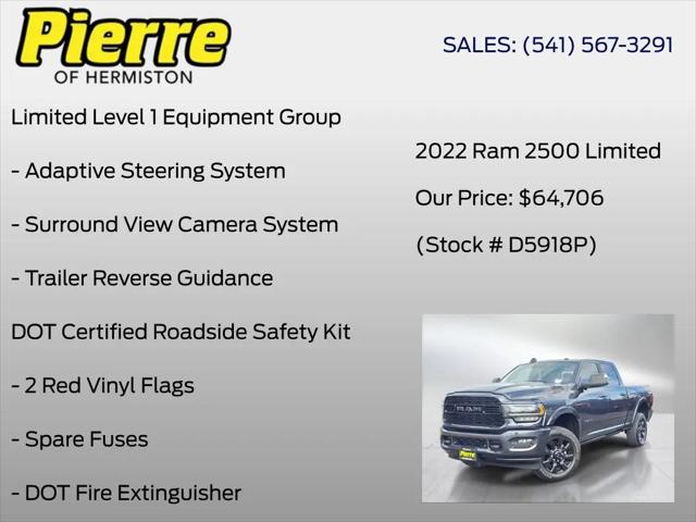 2022 Ram 2500 Limited Crew Cab 4x4 6'4" Box