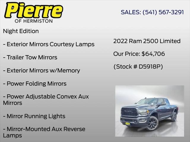 2022 Ram 2500 Limited Crew Cab 4x4 6'4" Box