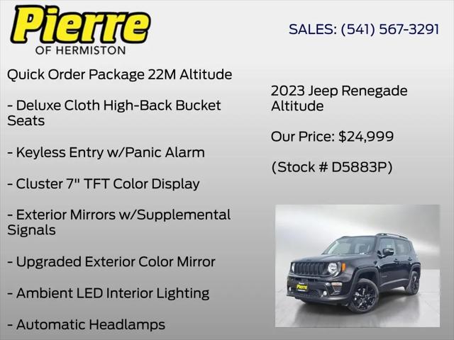 2023 Jeep Renegade Altitude 4x4