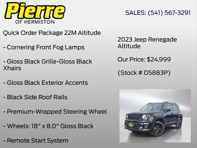 2023 Jeep Renegade Altitude 4x4