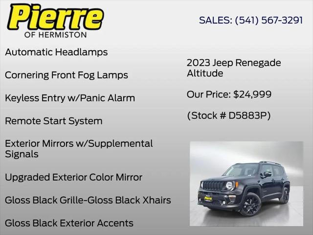 2023 Jeep Renegade Altitude 4x4