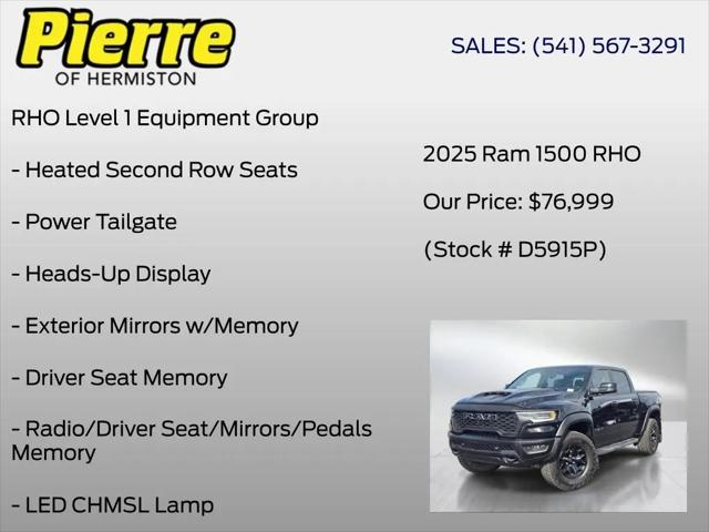2025 Ram 1500 RHO