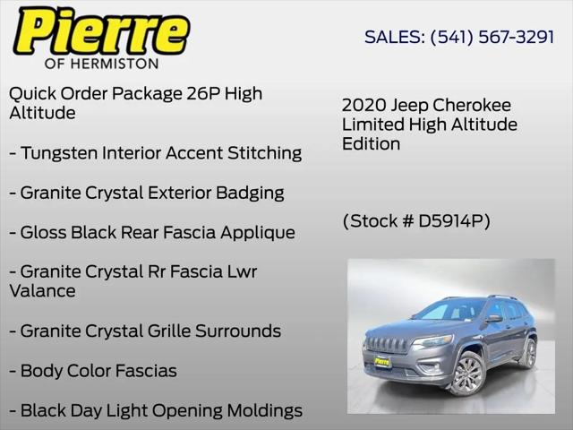 2020 Jeep Cherokee High Altitude 4x4