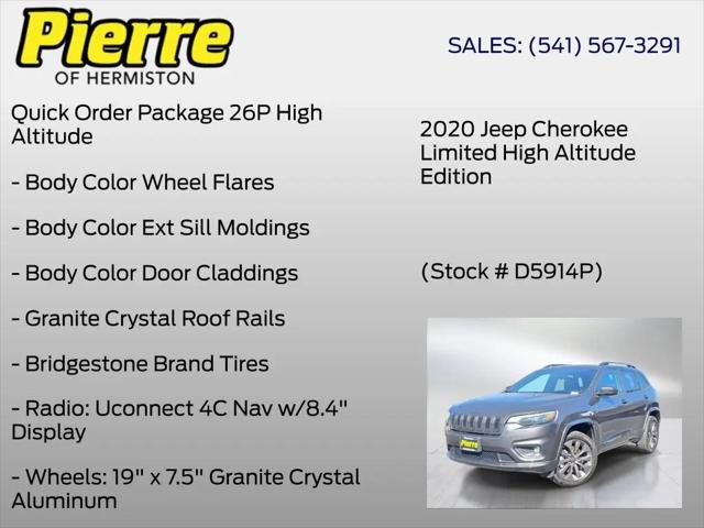 2020 Jeep Cherokee High Altitude 4x4