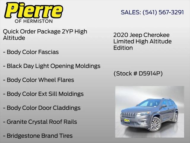 2020 Jeep Cherokee High Altitude 4x4