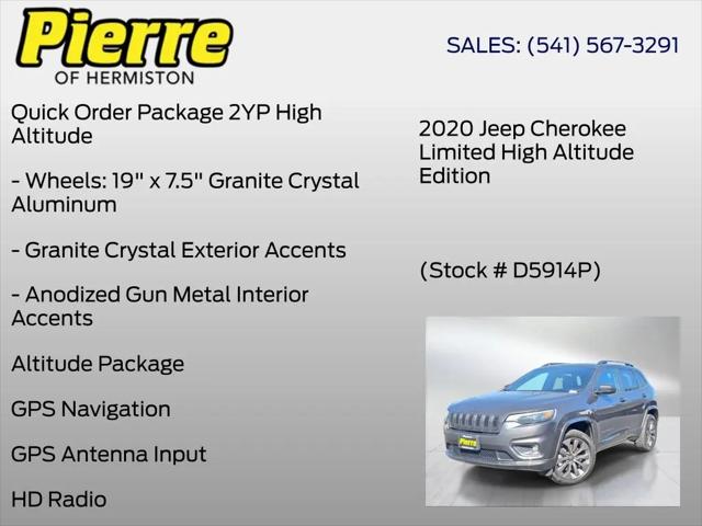 2020 Jeep Cherokee High Altitude 4x4