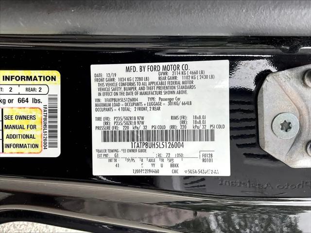 2020 Ford Mustang EcoBoost Convertible