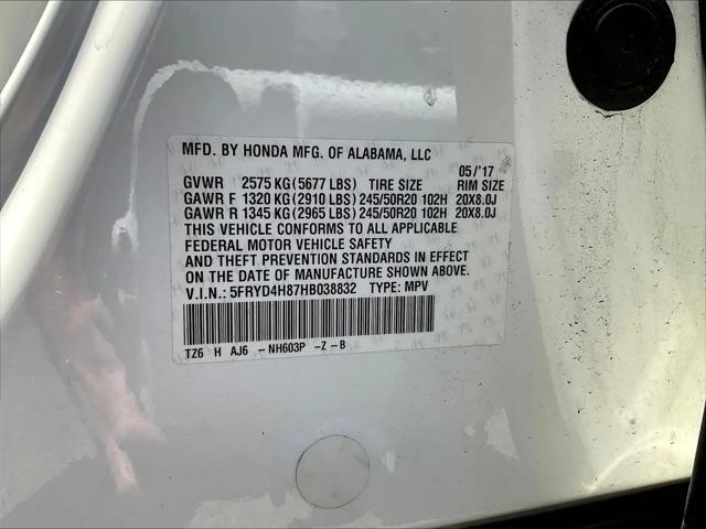 2017 Acura MDX w/Advance Package