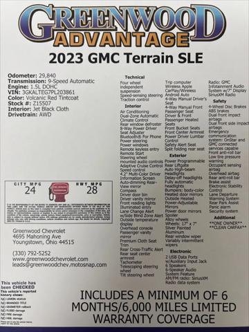 2023 GMC Terrain AWD SLE