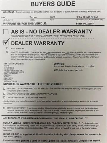 2023 GMC Terrain AWD SLE