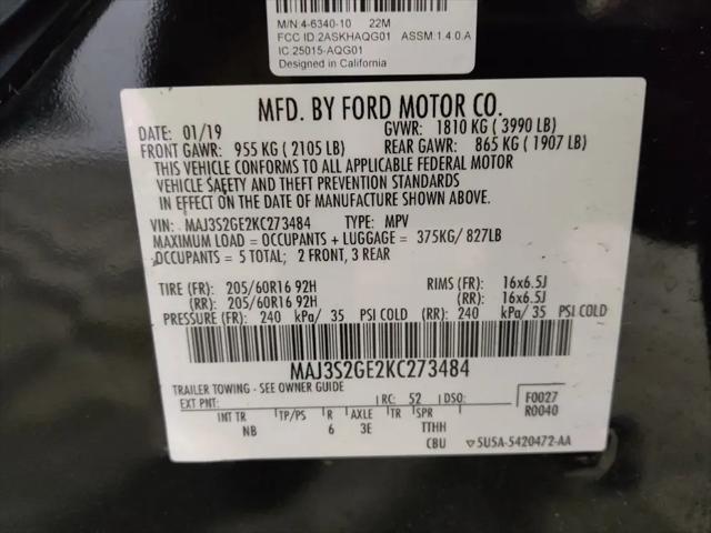 2019 Ford EcoSport SE