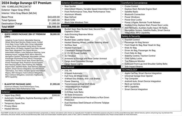 2024 Dodge Durango GT Premium AWD