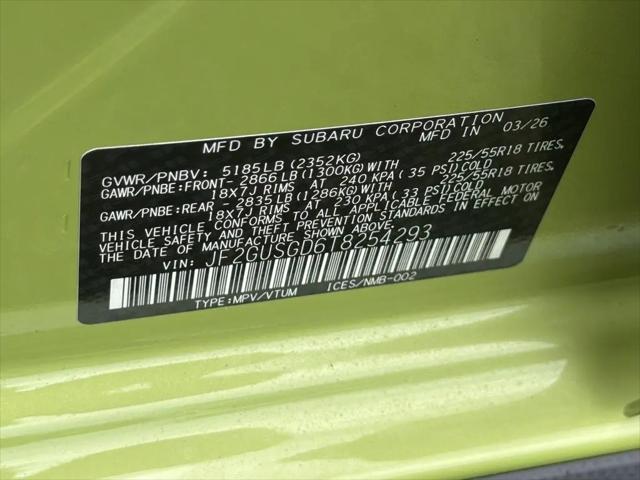 2026 Subaru Crosstrek Sport