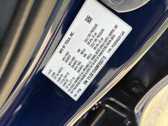 2021 Tesla Model 3 Standard Range Plus Rear-Wheel Drive