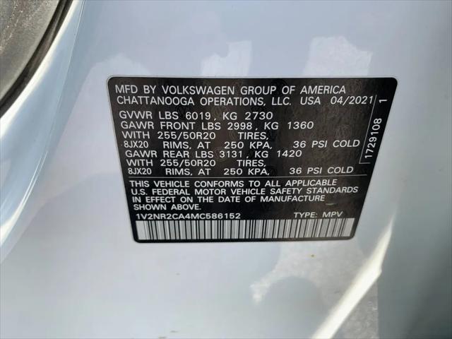 2021 Volkswagen Atlas 3.6L V6 SE w/Technology R-Line