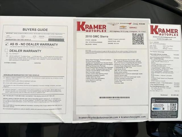 2018 GMC Sierra 2500HD SLT