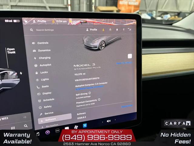 2019 Tesla Model 3 Standard Range Plus
