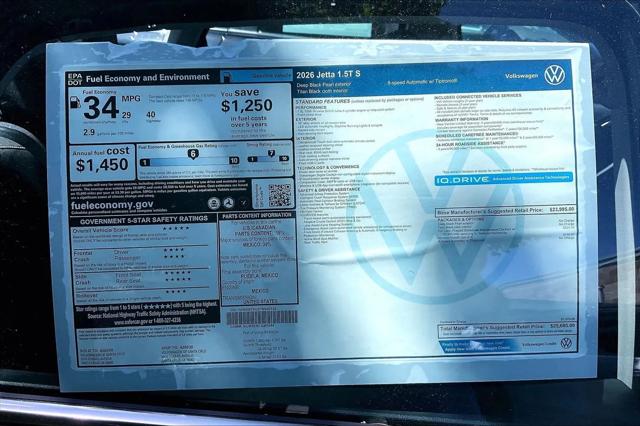 2026 Volkswagen Jetta S