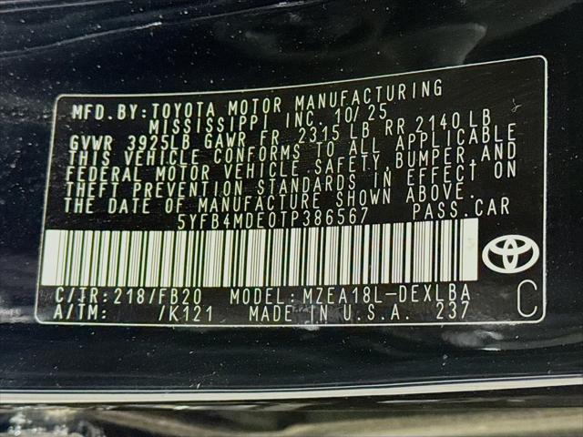 2026 Toyota Corolla LE
