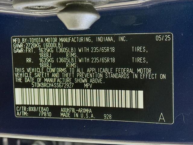 2025 Toyota Highlander Hybrid XLE